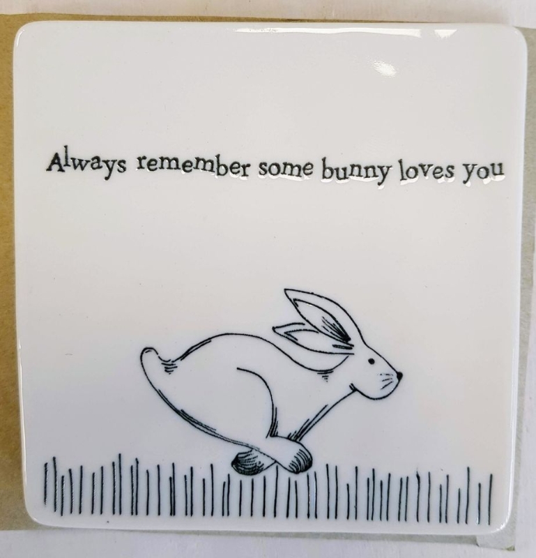 Some bunny loves you coaster