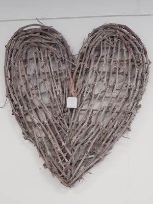 Extra large wicker heart