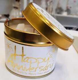 Lily Flame happy anniversary scented candle