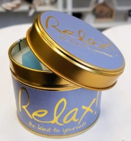 Lily Flame Relax Scented Candle